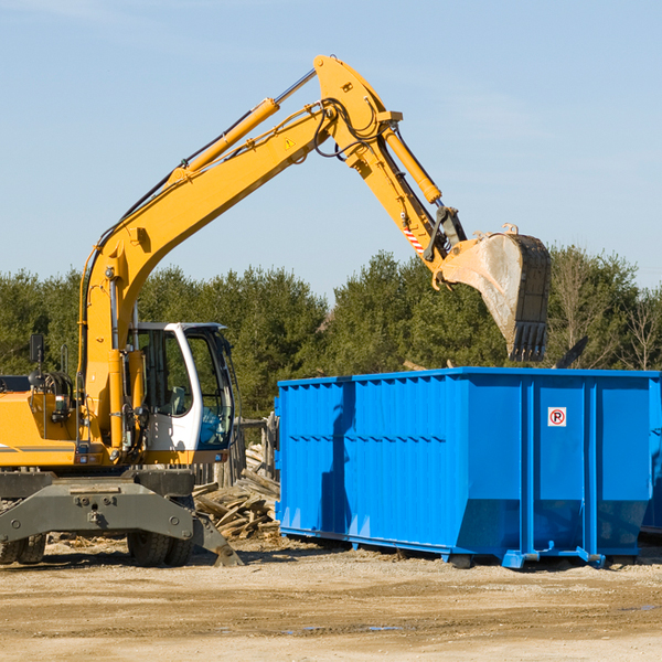 are there any restrictions on where a residential dumpster can be placed in Bethel Park Pennsylvania